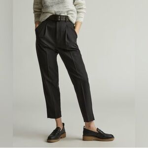 Tencel Way-High Taper Pant